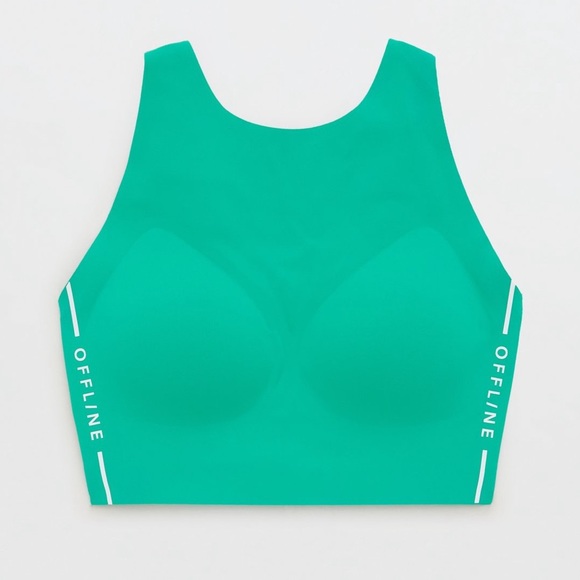 OFLINE BY AERIE GOALS HIGH NECK SPORTS BRA - Picture 4 of 5